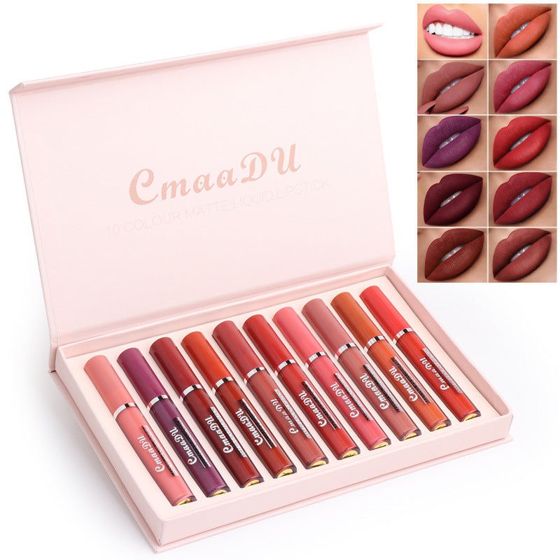 CmaaDU | Ivory Liquid-Lipstick Set